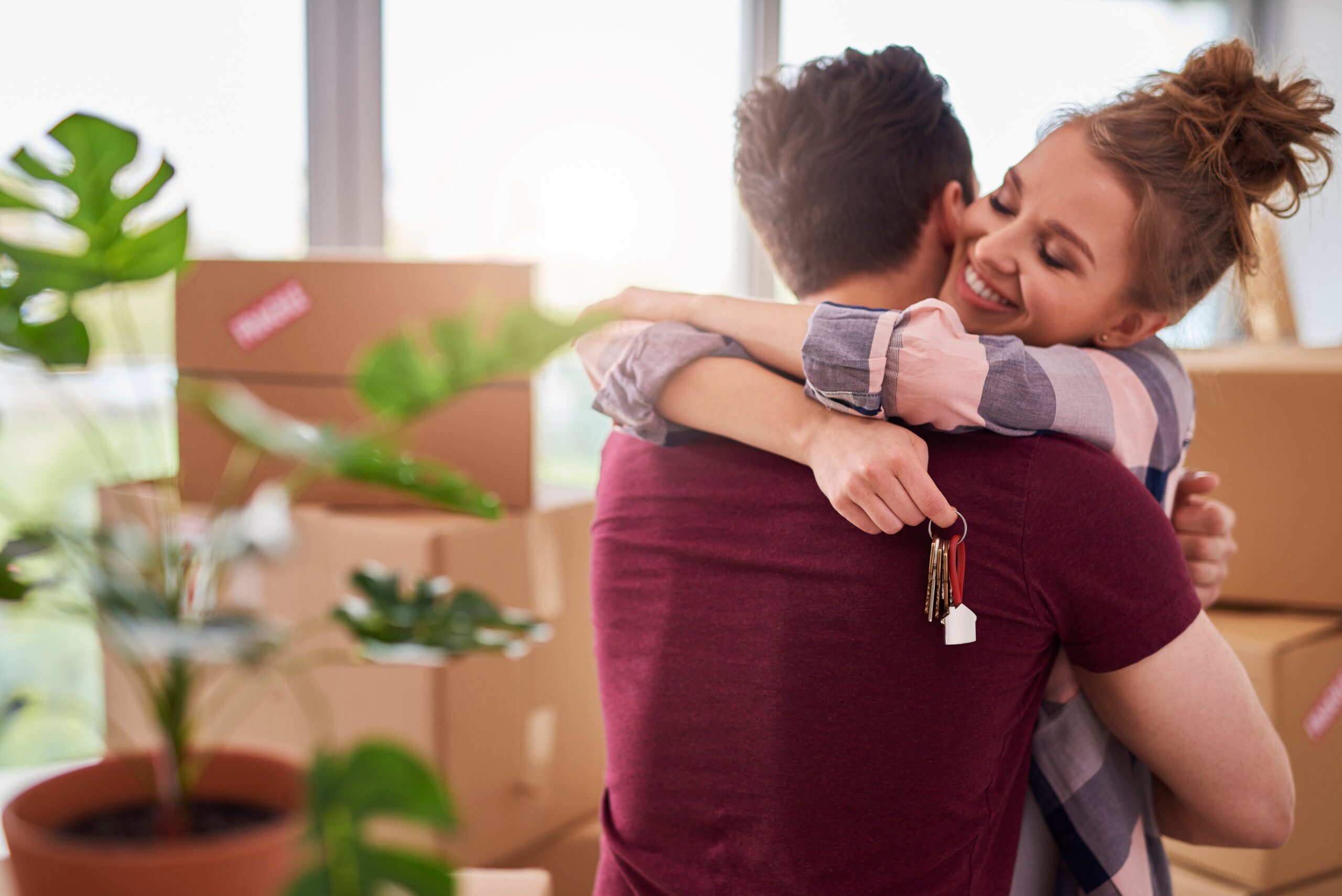 Couple getting house